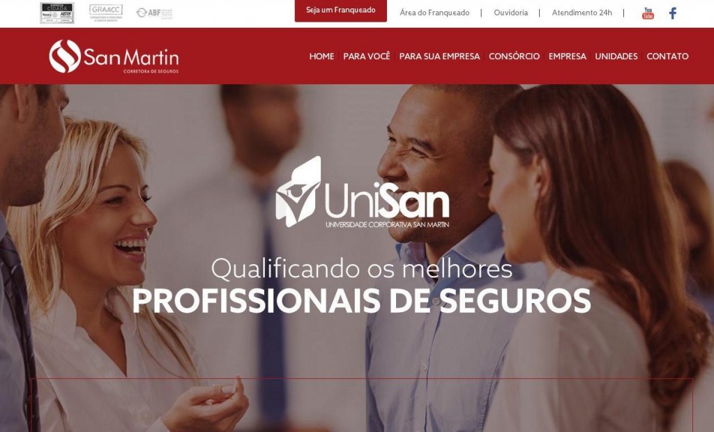 San Martin Franchising lança novo site