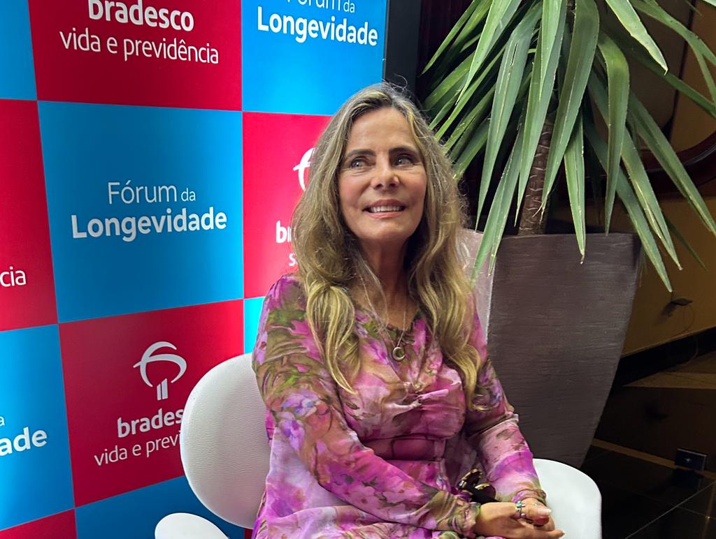 Bruna Lombardi, no Forum da Longevidade