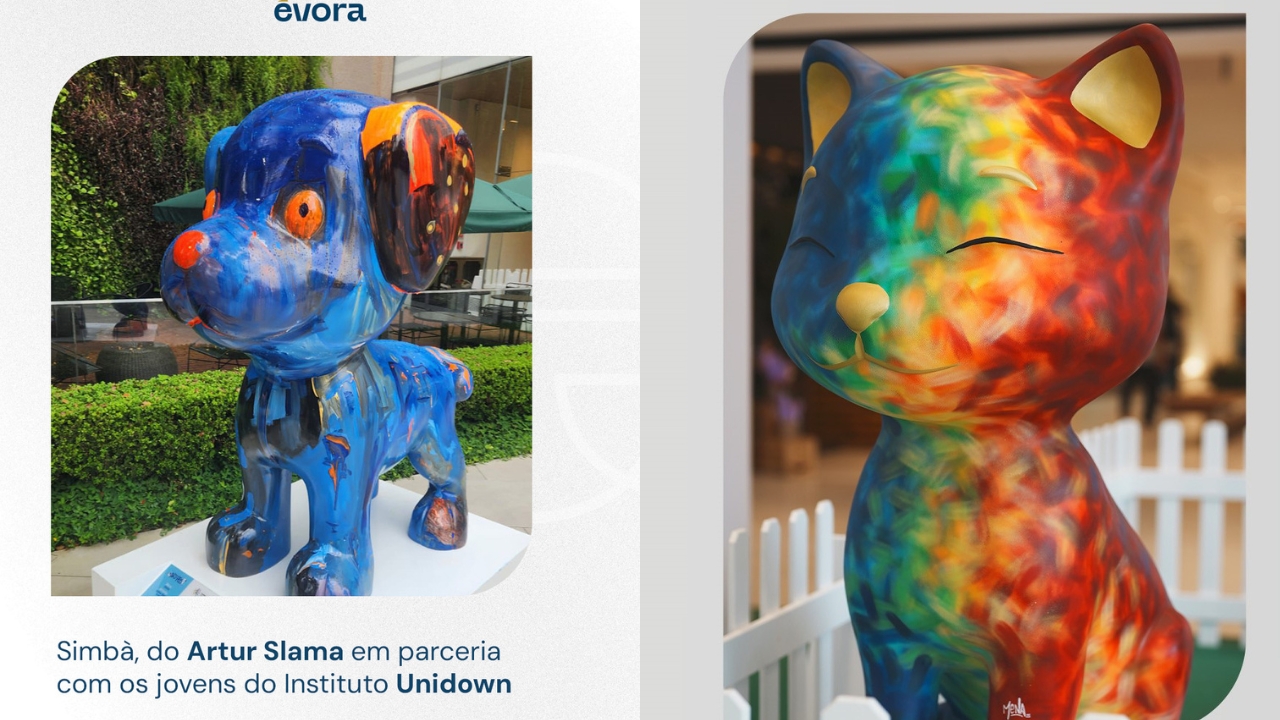 Évora Seguros divulga leilão beneficente do Art for Pets, projeto que une arte e proteção animal