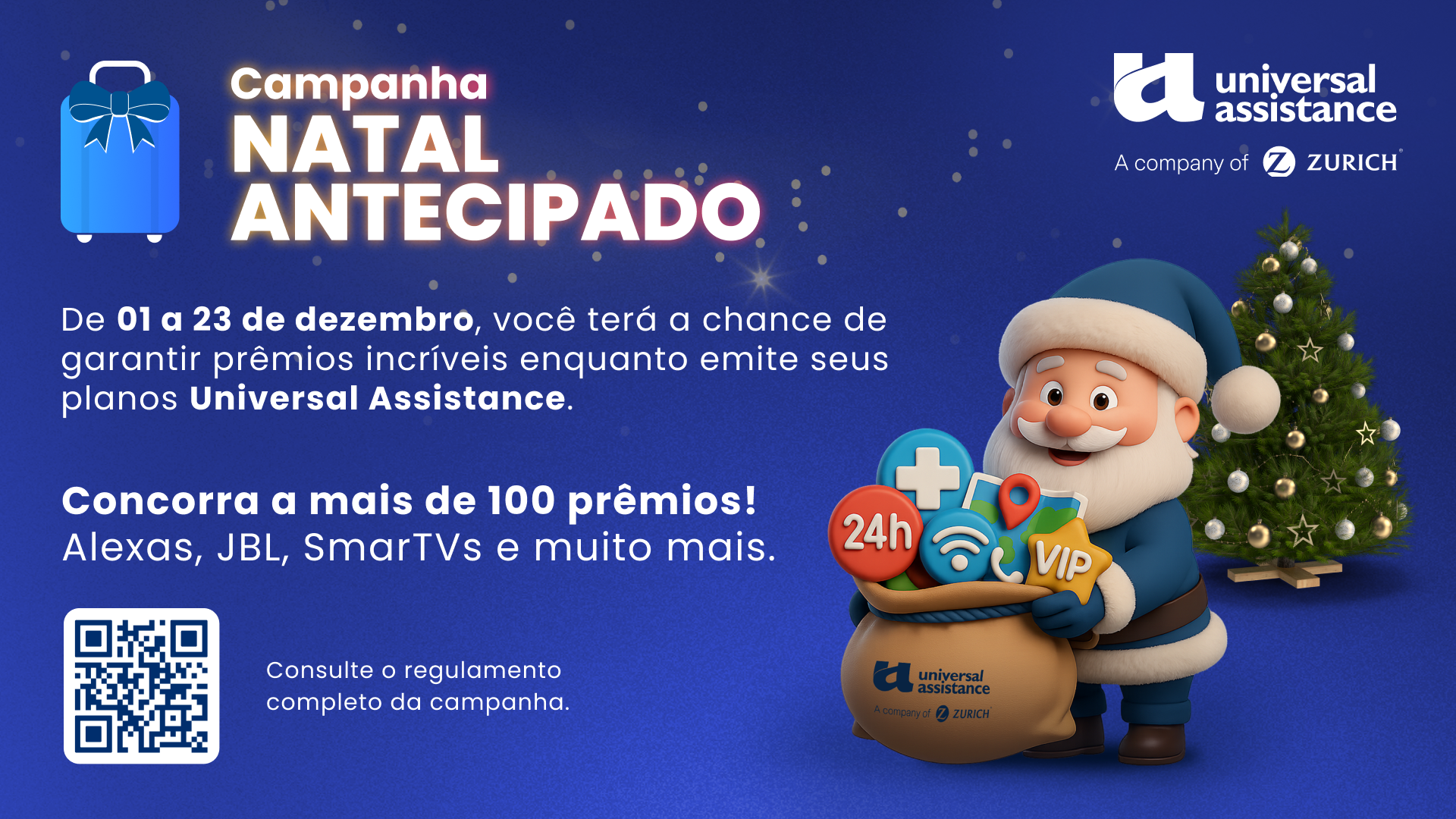 Ação Natal Antecipado 2025 oferece premiações diárias, semanais e lives exclusivas durante o período mais movimentado do turismo