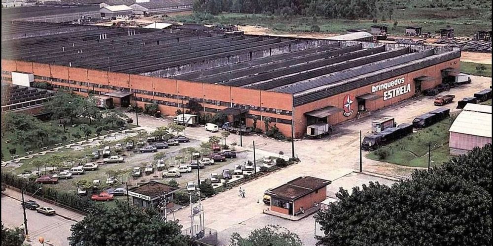 fotografia aérea da Estrela no final da década de 1980