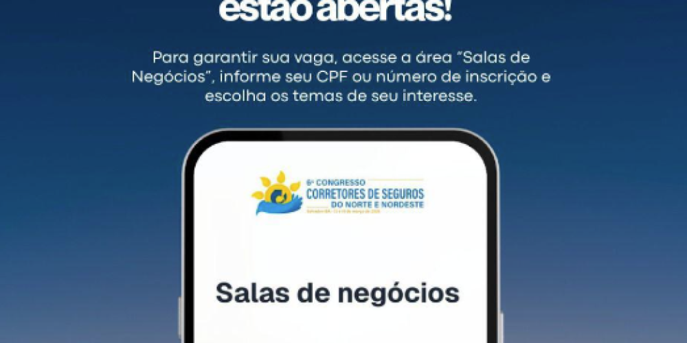 CONSEGNNE - INSCRIÇÕES ABERTAS SALAS DE NEGÓCIOS