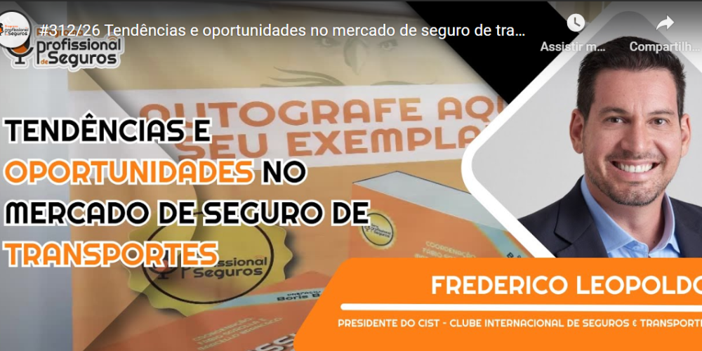 Programa Profissional de Seguros debaterá o mercado de seguros de transportes