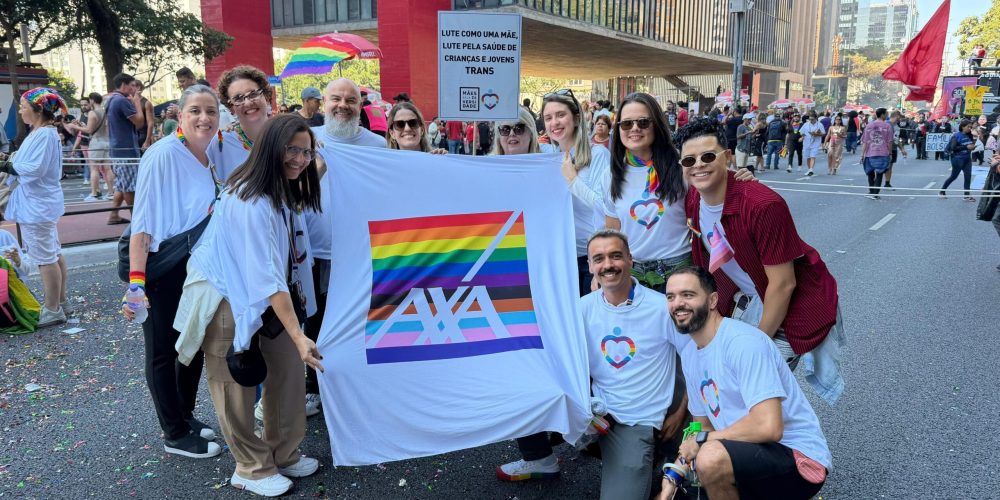 Colaboradores da AXA com Mães pela Diversidade