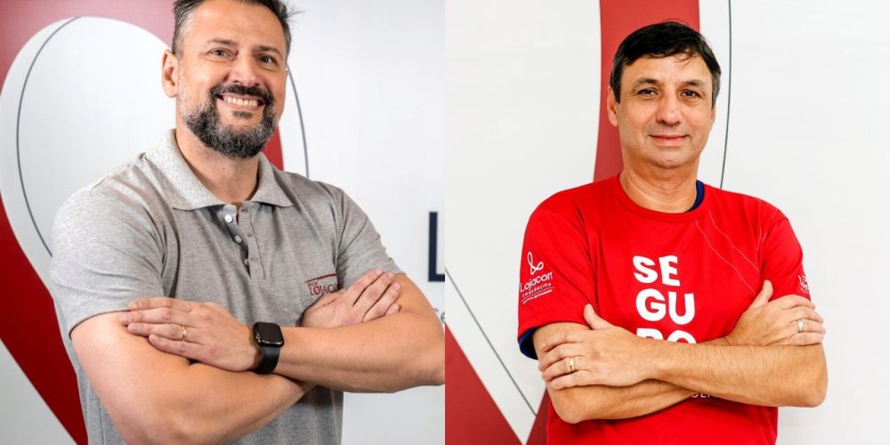 André Moreno, diretor regional Sul da Lojacorr Seguros ; e Antônio Carlos Fois, diretor regional Centro Sudeste da Lojacorr Seguros - Foto: Divulgação Lojacorr