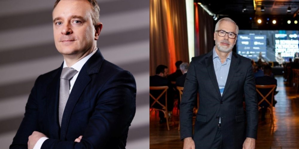 Carlos Eduardo Eichhorn, diretor de gestão de recursos, e Ricardo Ventrilho, chefe de relações com investidores