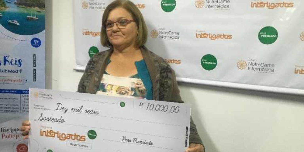 Corretora recebe R$10 mil em sorteio do PME Premiado