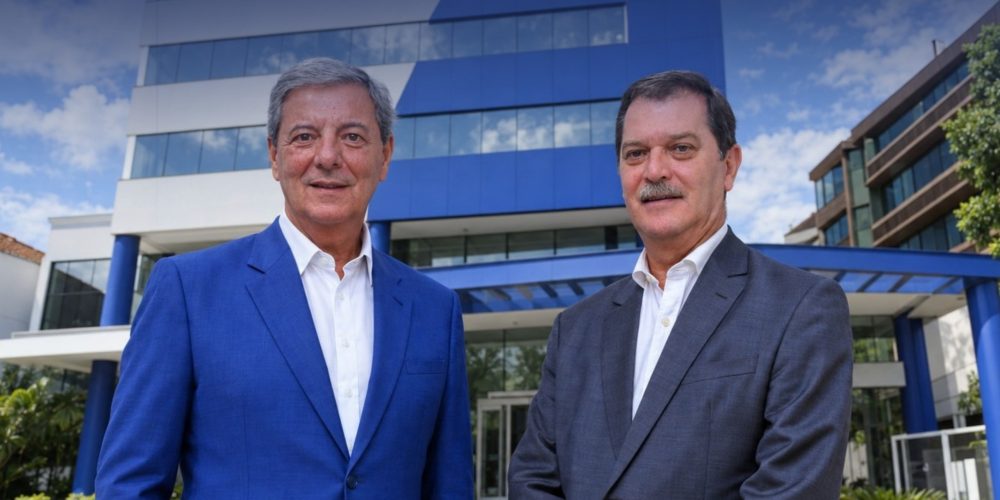 Paulo Cunha e José Bento Di Napoli, do Grupo Apisul