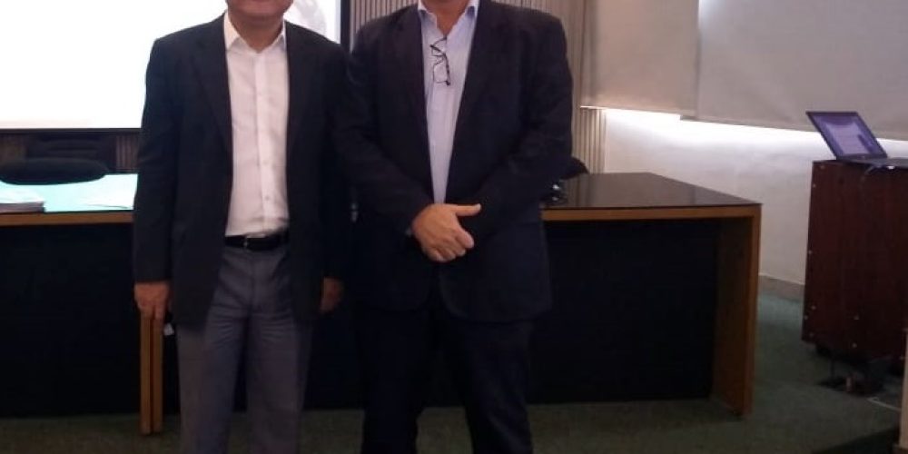 João Paulo Moreira de Mello (presidente do CSP-MG) e o novo diretor de Seguros da entidade, Rogério Gebin