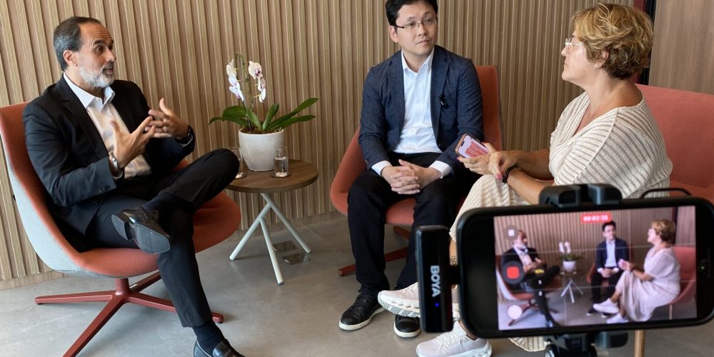 Alfredo Lalia Neto, Masayuki Kimura e Kelly Lubiato