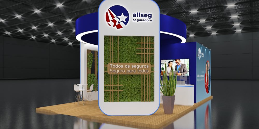 Imagem estande allseg no Congresso
