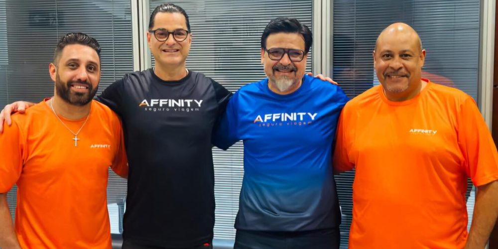 Marco Aurélio Neves, Ernani Toledo, Amarildo Sarde e Admilson Andrade (Divulgação Affinity Seguro Viagem)