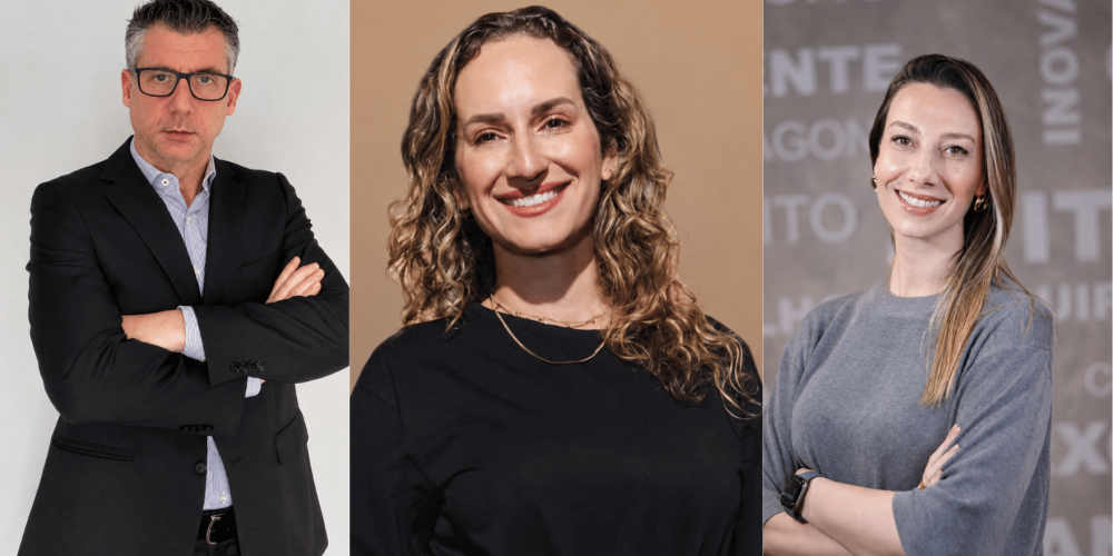 Estevan Delbianco, Veronica Britto e Daniele Abrunhoza