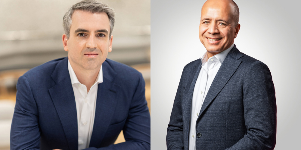 Tanguy Touffut, cofundador e CEO da Descartes; e Christian Kanu, CEO da GC&C da Generali
