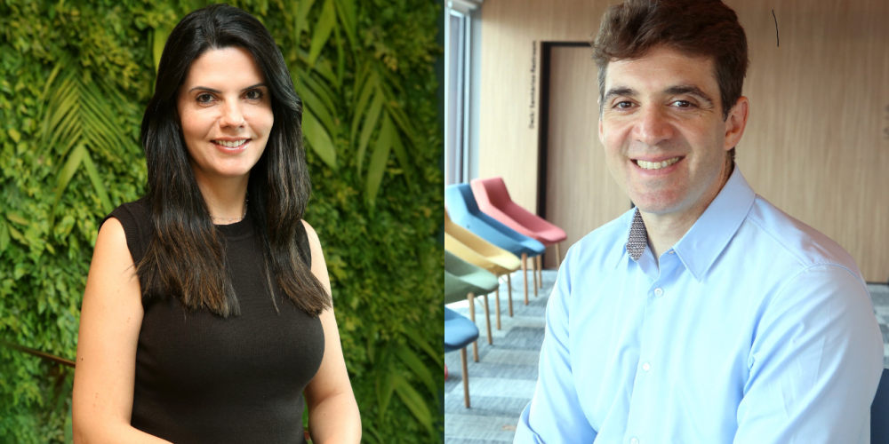 Silvia Gadelha e Felipe Ribeiro, da Sompo