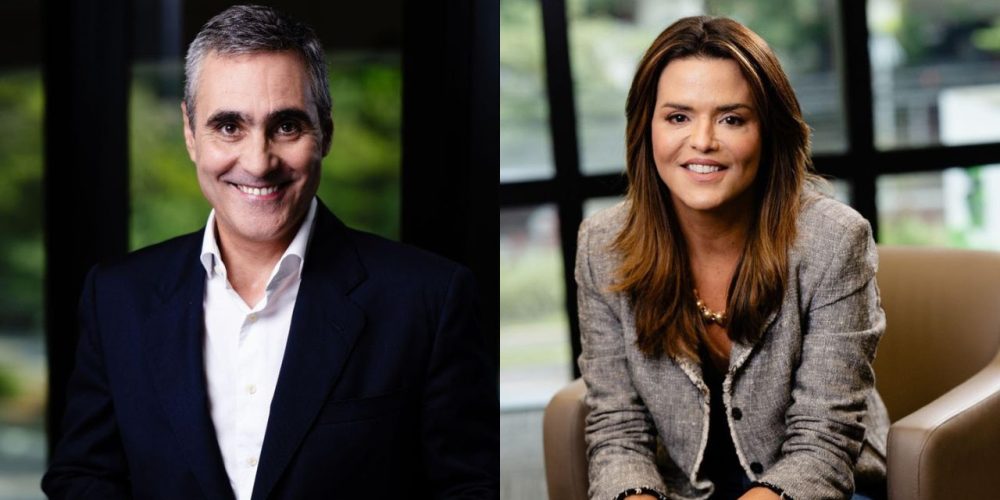 Nelson Alves e Karine Brandão, da Mapfre