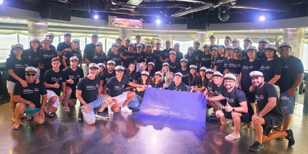 Consórcio Mercedes-Benz leva quase 100 pessoas a cruzeiro exclusivo como estratégia de relacionamento e fidelização