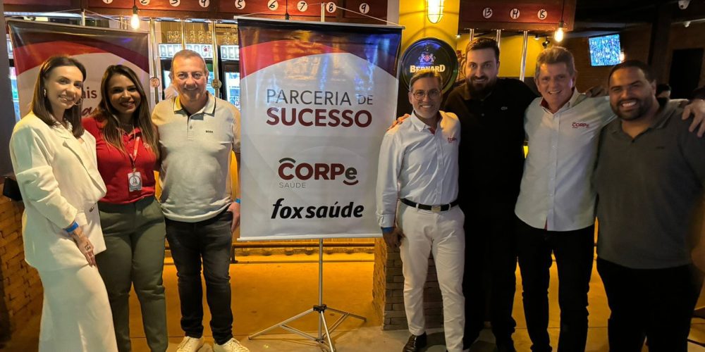 Equipes CORPe e Fox Saúde no lançamento da parceria