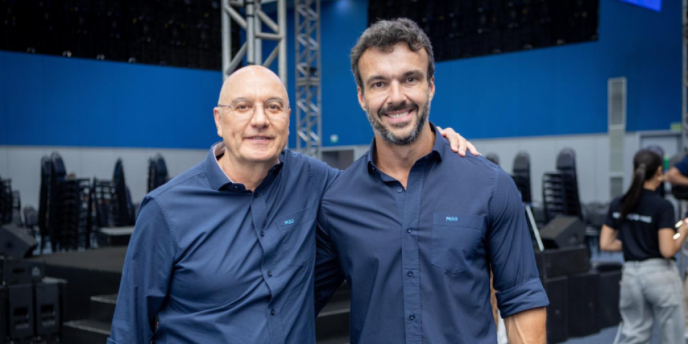 Helder Molina, CEO da MAG Seguros e Leonardo Lourenço, vice-presidente